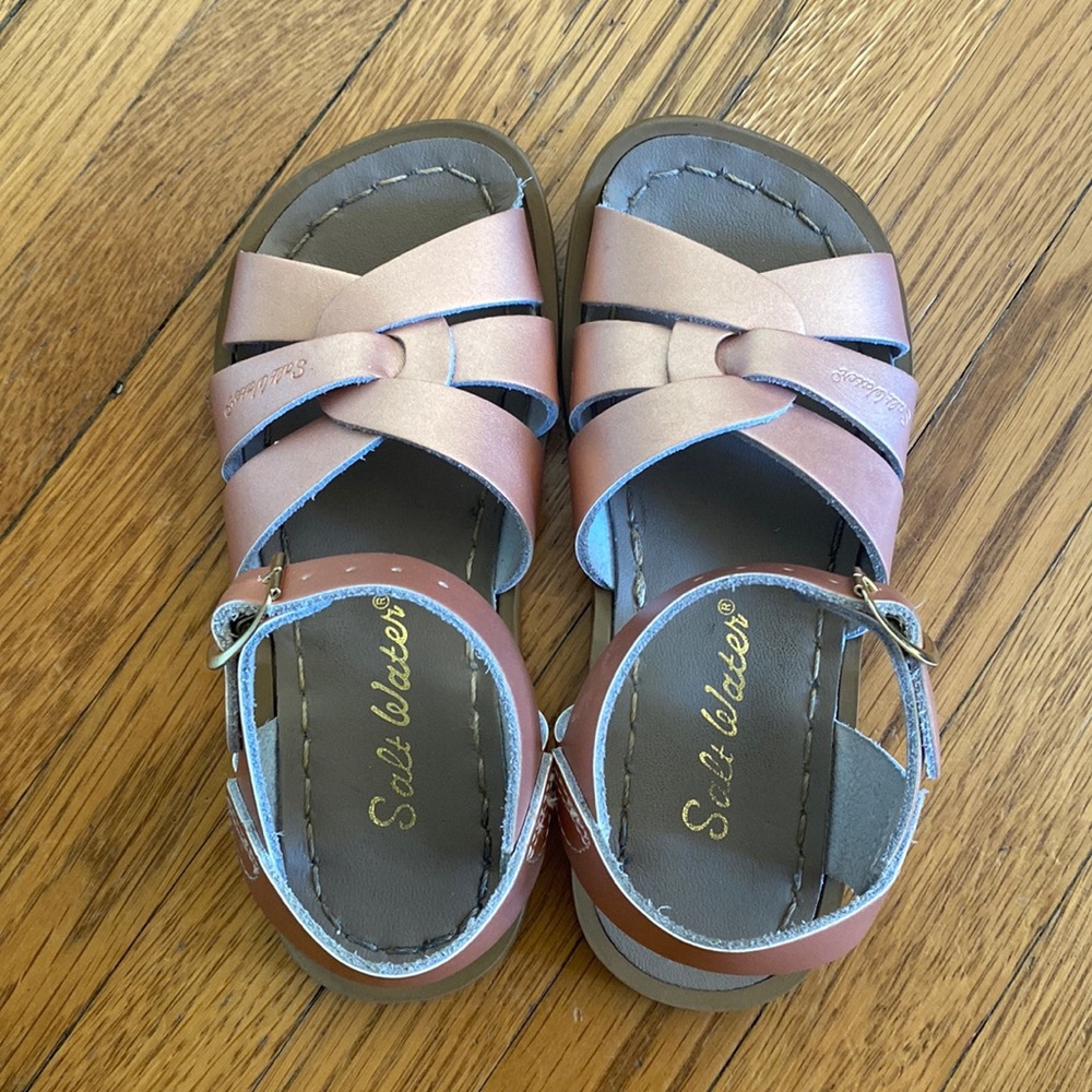 Rose Gold Saltwater Sandals (Toddler)
